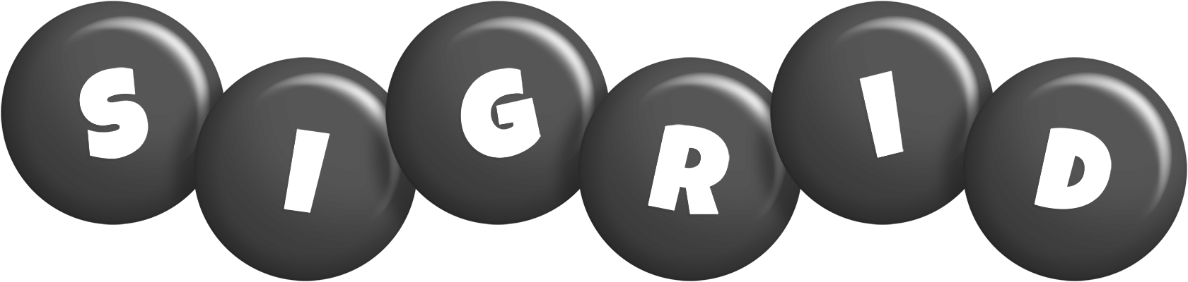 Sigrid candy-black logo
