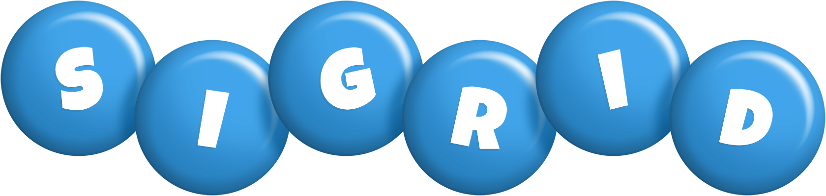 Sigrid candy-blue logo