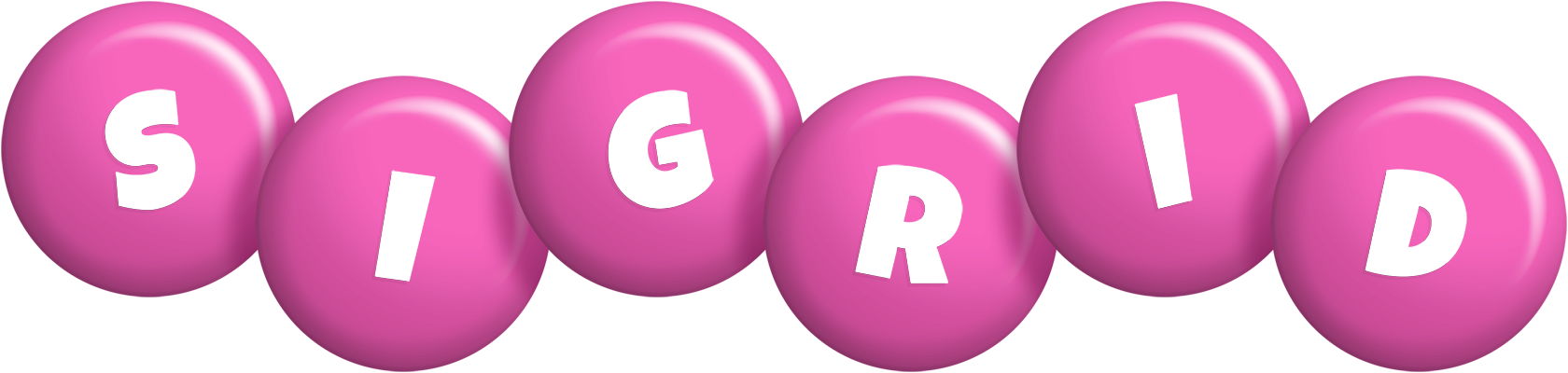 Sigrid candy-pink logo