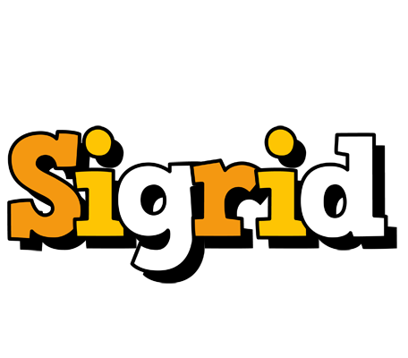 Sigrid cartoon logo
