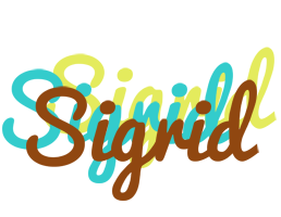 Sigrid cupcake logo