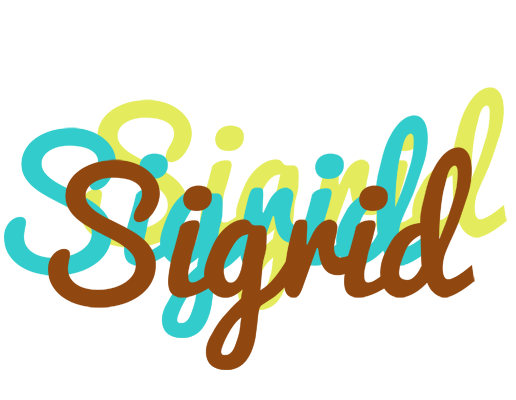 Sigrid cupcake logo