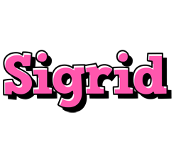 Sigrid girlish logo