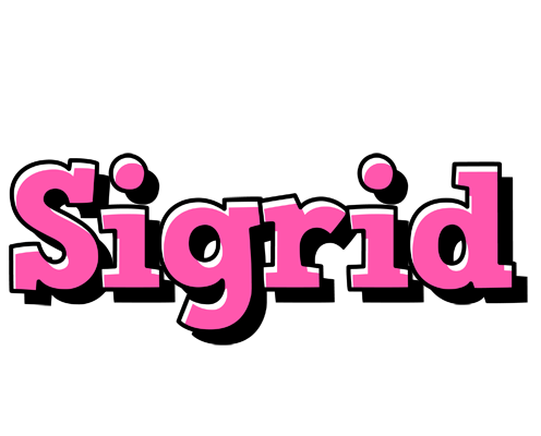 Sigrid girlish logo