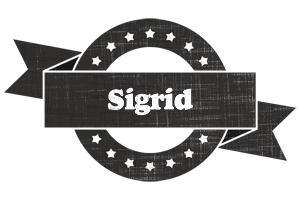 Sigrid grunge logo