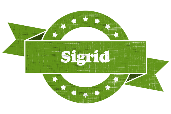 Sigrid natural logo