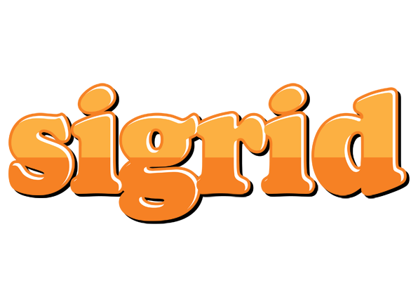 Sigrid orange logo