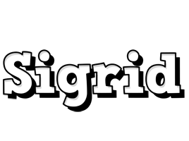 Sigrid snowing logo