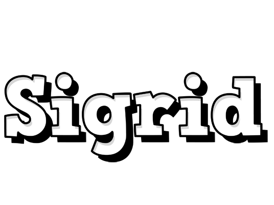 Sigrid snowing logo
