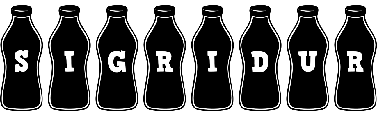 Sigridur bottle logo
