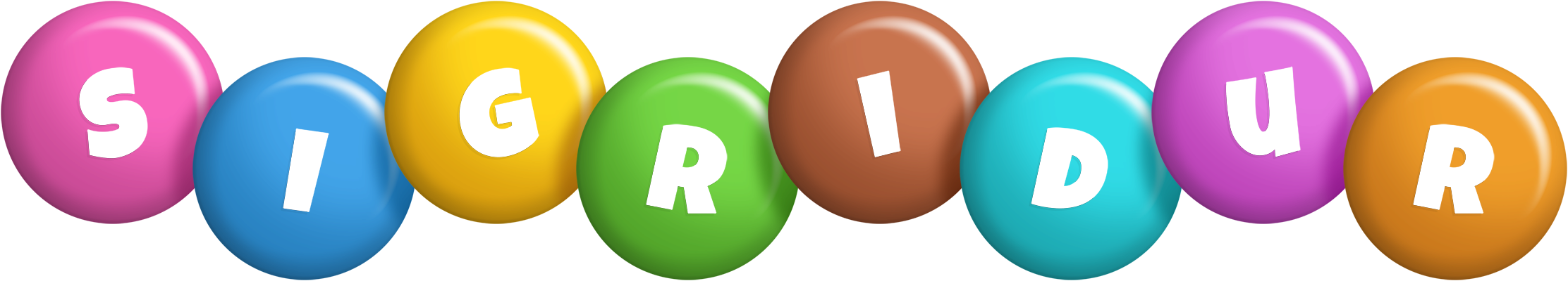 Sigridur candy logo