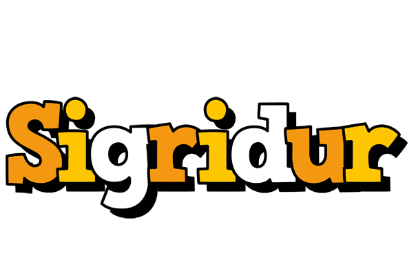 Sigridur cartoon logo