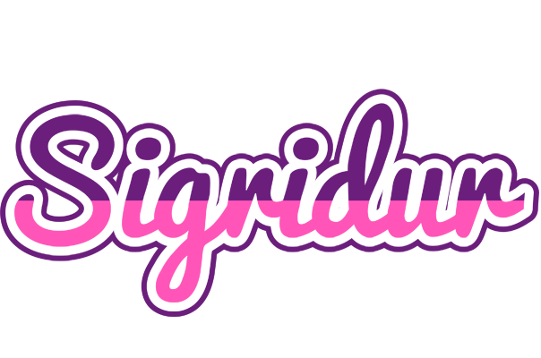 Sigridur cheerful logo