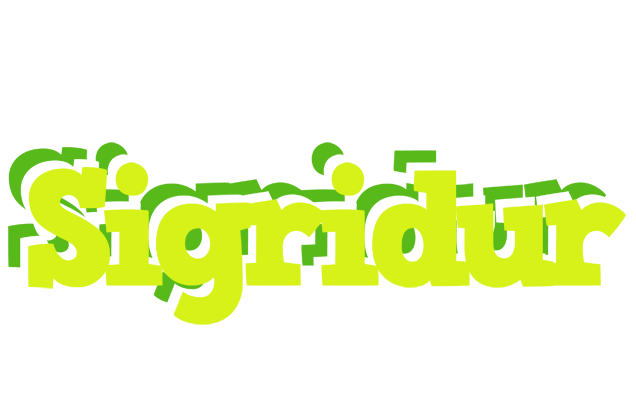 Sigridur citrus logo