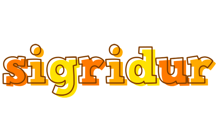 Sigridur desert logo