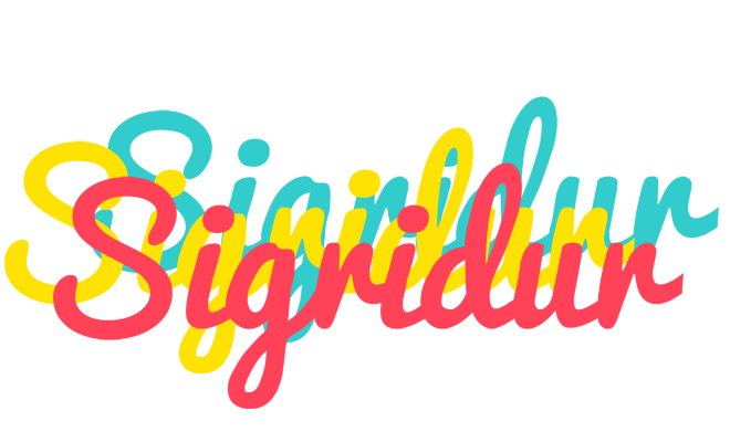 Sigridur disco logo