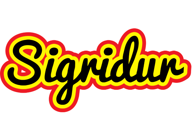 Sigridur flaming logo