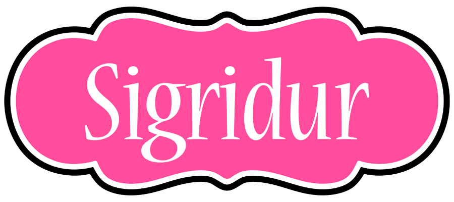 Sigridur invitation logo
