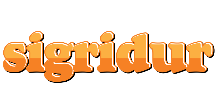 Sigridur orange logo