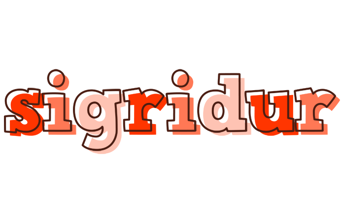 Sigridur paint logo