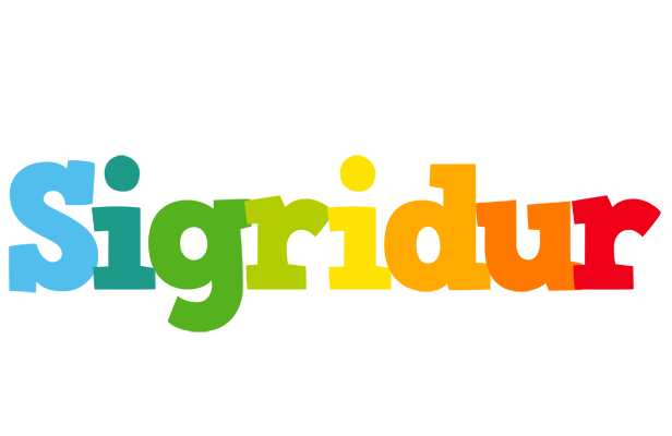 Sigridur rainbows logo