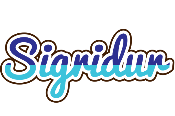 Sigridur raining logo