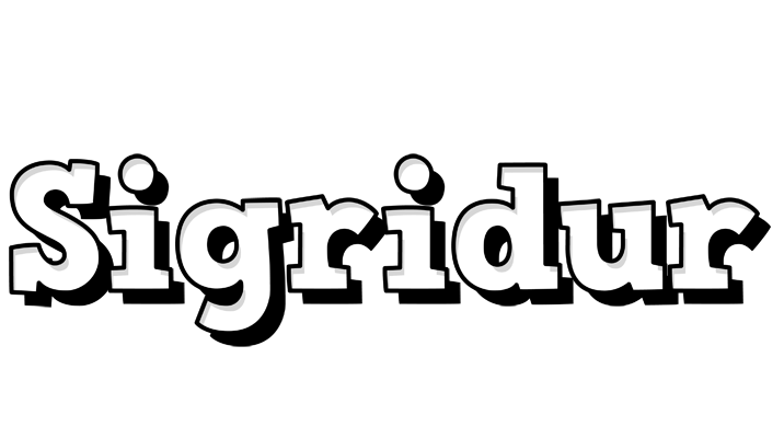 Sigridur snowing logo