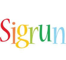 Sigrun birthday logo
