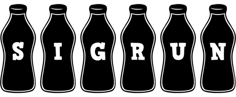 Sigrun bottle logo