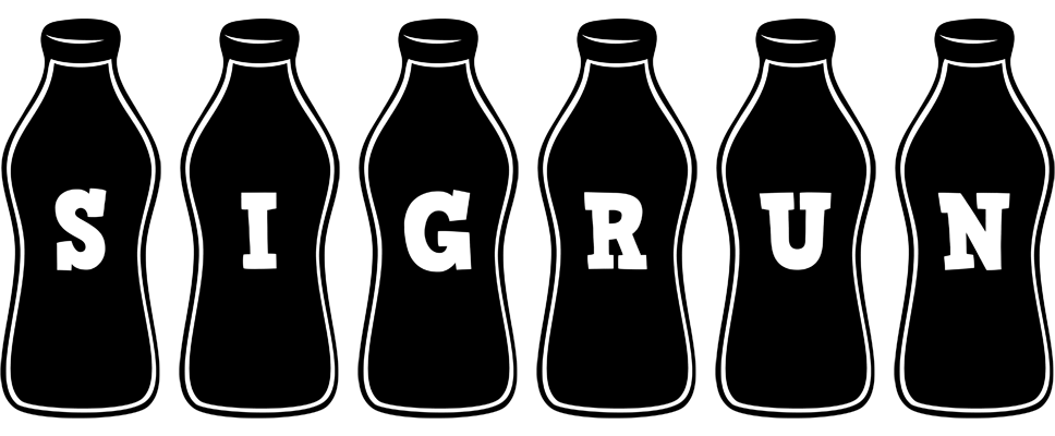 Sigrun bottle logo