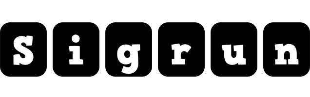 Sigrun box logo