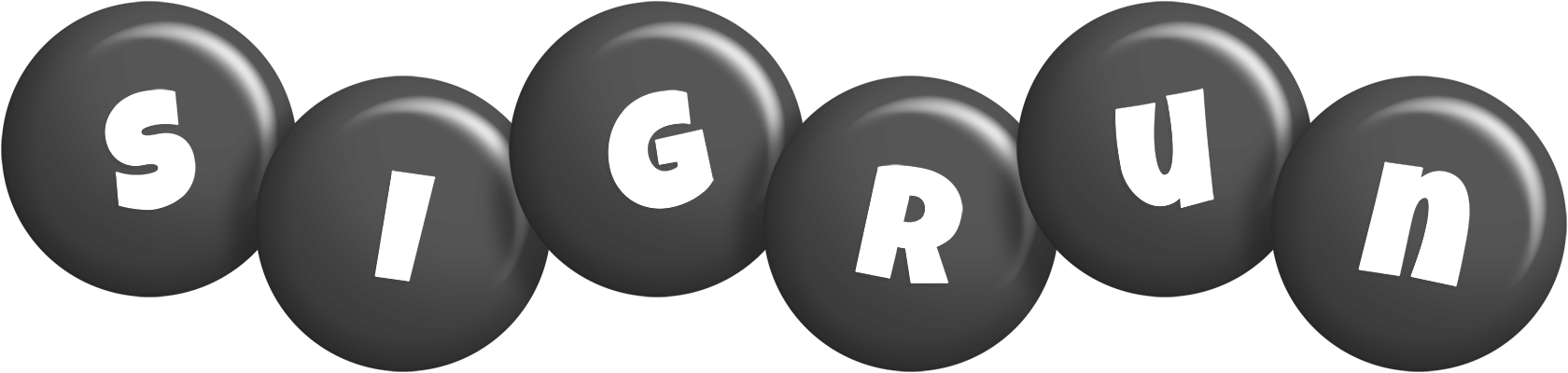 Sigrun candy-black logo