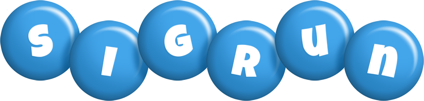 Sigrun candy-blue logo