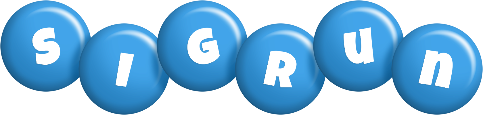 Sigrun candy-blue logo