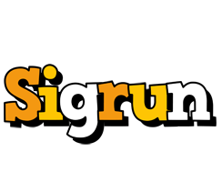 Sigrun cartoon logo