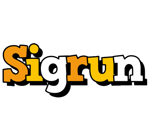 Sigrun cartoon logo