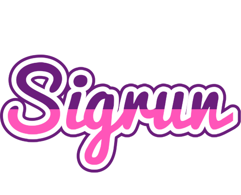 Sigrun cheerful logo