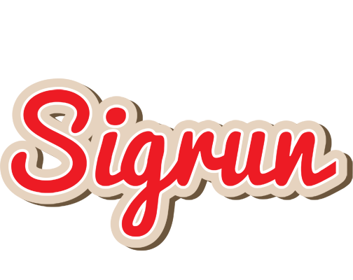 Sigrun chocolate logo
