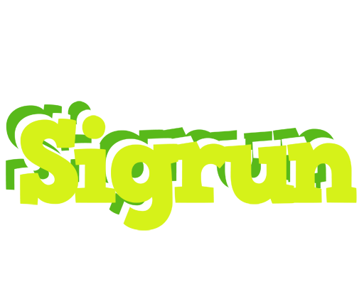 Sigrun citrus logo