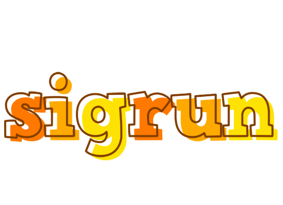 Sigrun desert logo