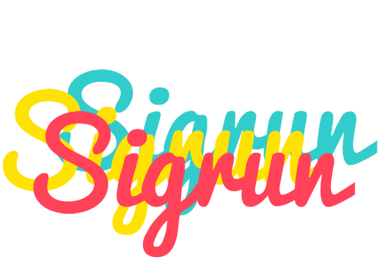 Sigrun disco logo