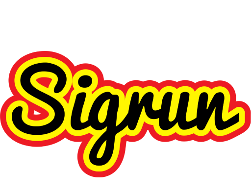 Sigrun flaming logo