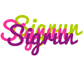 Sigrun flowers logo
