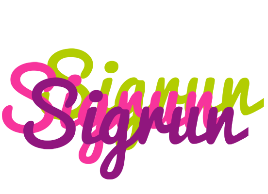 Sigrun flowers logo