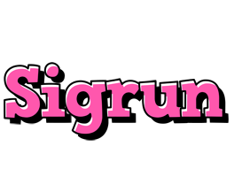 Sigrun girlish logo