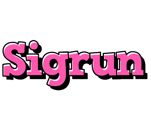 Sigrun girlish logo