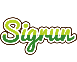 Sigrun golfing logo