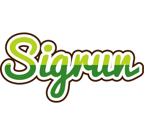 Sigrun golfing logo
