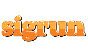 Sigrun orange logo