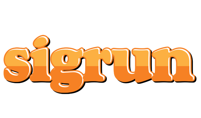 Sigrun orange logo